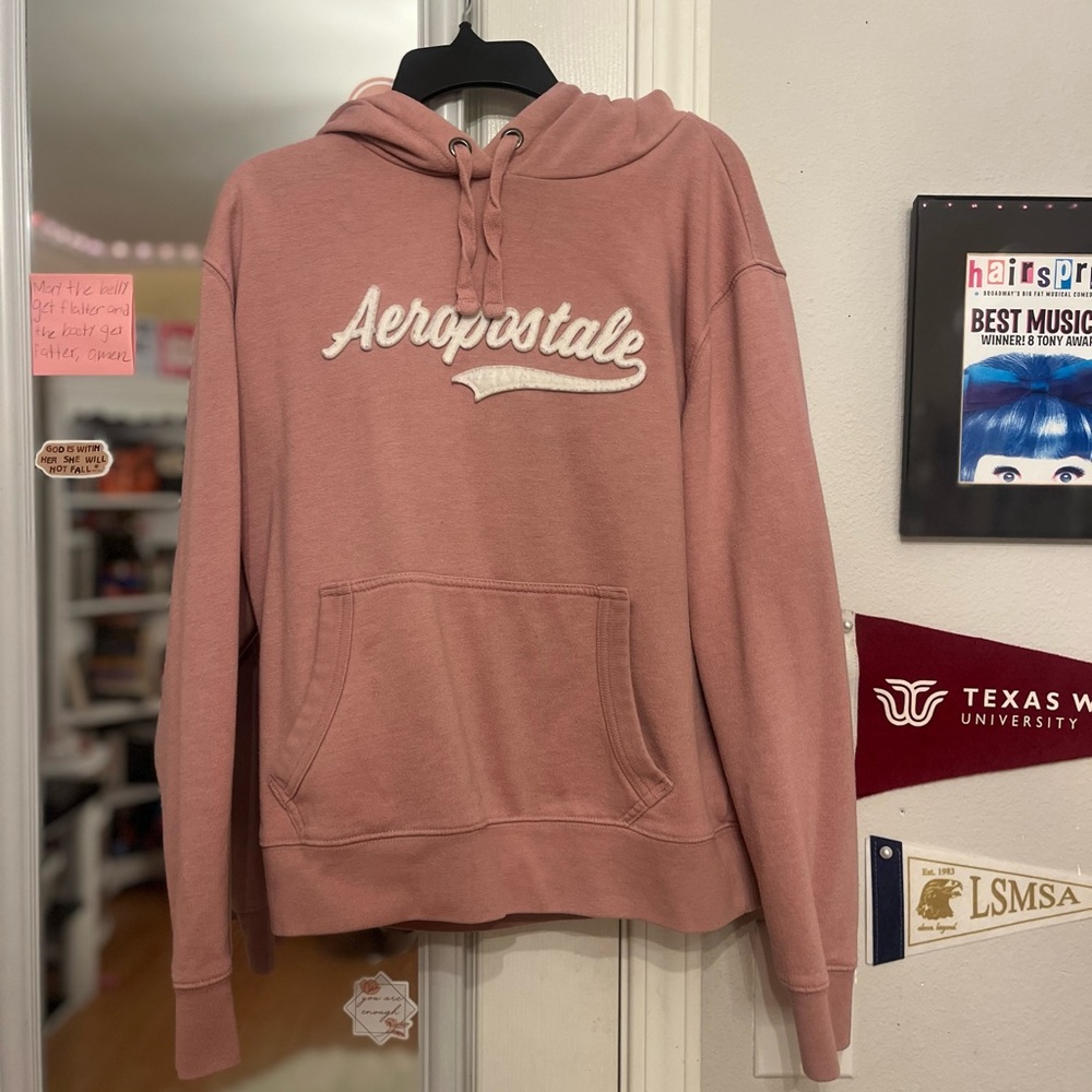Aeropostale Pink Hoodie size M